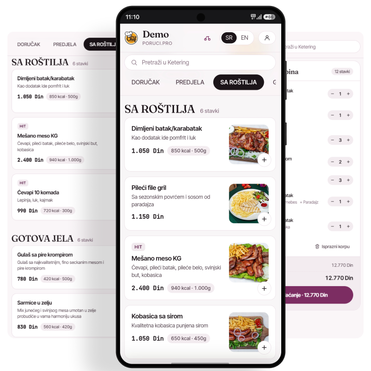 Poruči PRO - Platforma za online prodaju i upravljanje porudžbinama